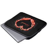 Liebe Ballett (Personalisiert) Laptopschutzhülle (Vorne Knopf)