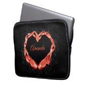 Liebe Ballett (Personalisiert) Laptopschutzhülle (Vorderseite Links)