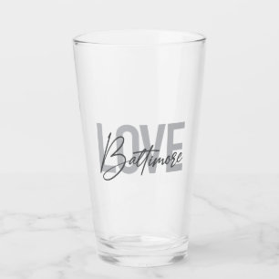 Liebe Baltimore, einfach, modern und modern im urb Glas