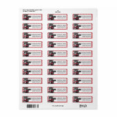 Liebe Bandit Valentine's Day Address Labels d3 (Vorne)