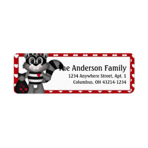 Liebe Bandit Valentine's Day Address Labels d4