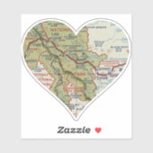 Liebe Banff Nationalpark Aufkleber (Blatt)