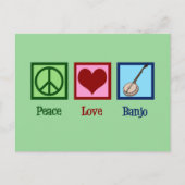 Liebe Banjo Postkarte (Vorderseite)