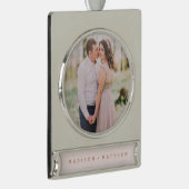 Liebe Banner-Ornament Silber (Rechts)