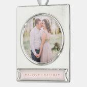 Liebe Banner-Ornament Silber (Links)