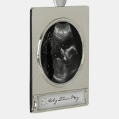 Liebe Banner-Ornament Silber (Rechts)