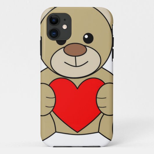Liebe-Bär Case-Mate iPhone Hülle (Rückseite)