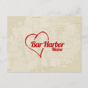 Liebe Bar Harbour, ME Postkarte