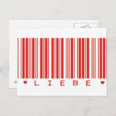 Liebe Bar Postkarte (Vorne/Hinten)