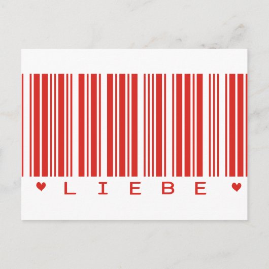 Liebe Bar Postkarte (Vorderseite)