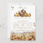 Liebe Bärenabenteuer Elegant Babydusche Einladung (Vorderseite)