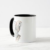 Liebe BARN OWLS so viel ich Spaß Quote Tasse (Vorderseite Links)