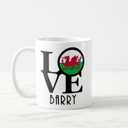 LIEBE Barry Wales 11oz Kaffeetasse (Links)