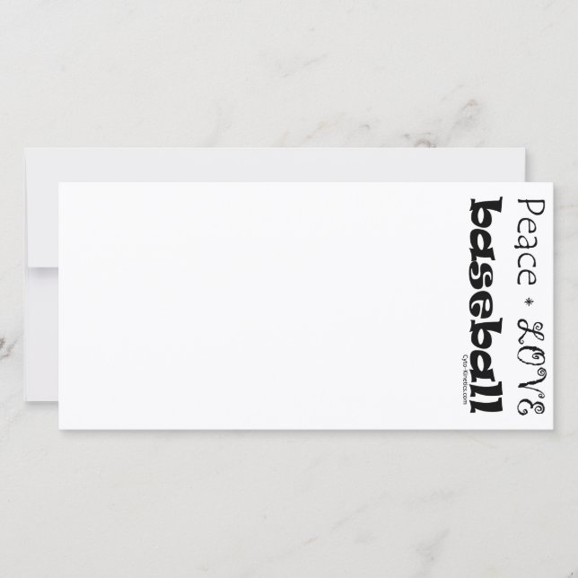 Liebe Baseball (Vorderseite)