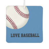 Liebe Baseball Air Freshener Autolufterfrischer (Vorderseite)