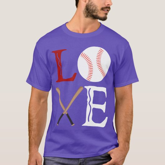 Liebe Baseball Freunde T-Shirt (Vorderseite)