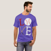 Liebe Baseball Freunde T-Shirt (Vorne ganz)