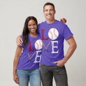 Liebe Baseball Freunde T-Shirt (Unisex)