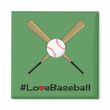 Liebe Baseball Hashtag Slogan Sportgrün