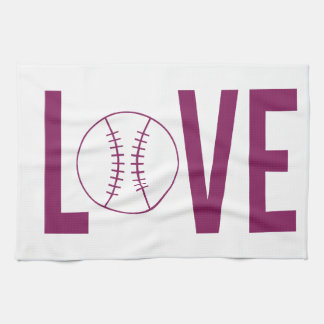 Liebe Baseball Küchentuch