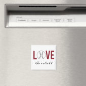 Liebe Baseball Magnet (In Situ (Geschirrspüler))