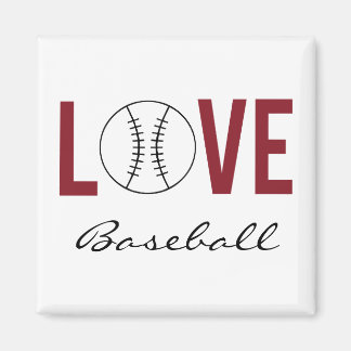 Liebe Baseball Magnet