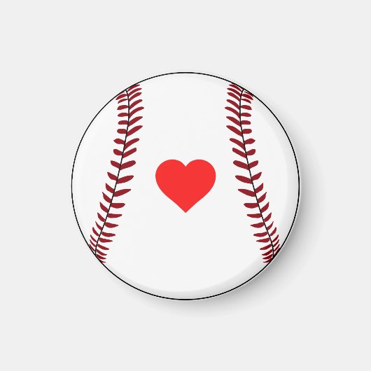 Liebe-Baseball Magnet (Vorne)