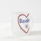 Liebe Baseball Mattglastasse (VorderseiteRechts)