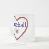 Liebe Baseball Mattglastasse (Vorderseite Links)