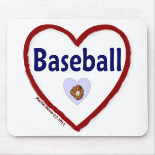 Liebe Baseball Mousepad