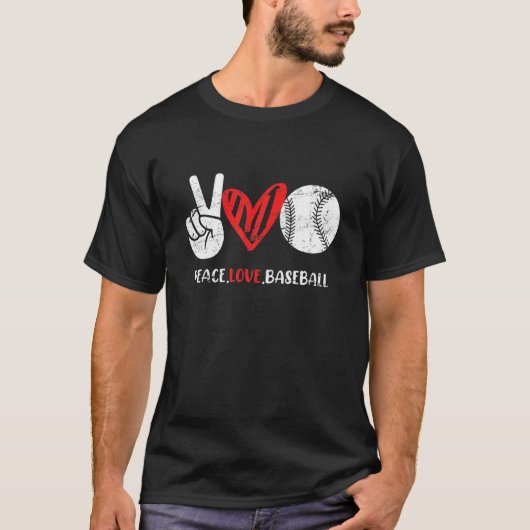 Liebe Baseball T-Shirt (Vorderseite)