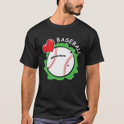 Liebe Baseball T-Shirt (Vorderseite)