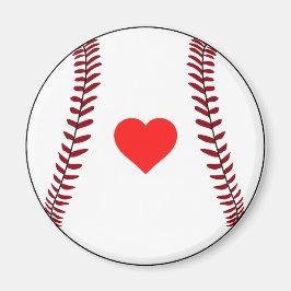 Liebe-Baseballmagnet Magnet