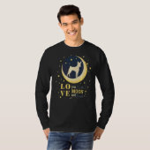 Liebe Basenji zum Mond T-Shirt (Vorne ganz)