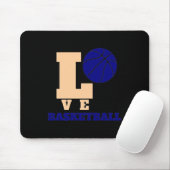 Liebe Basketball 1 Mousepad (Mit Mouse)