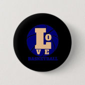 Liebe Basketball 3 Button (Vorderseite)