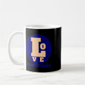 Liebe Basketball 3 Kaffeetasse (Links)