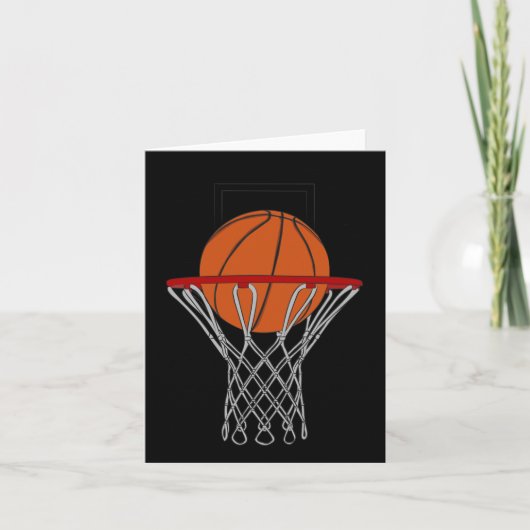 Liebe Basketball 4 Karte (Vorderseite)
