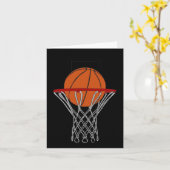 Liebe Basketball 4 Karte (Gelbe Blume)