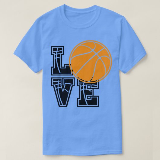 Liebe Basketball 4 T-Shirt (Design vorne)