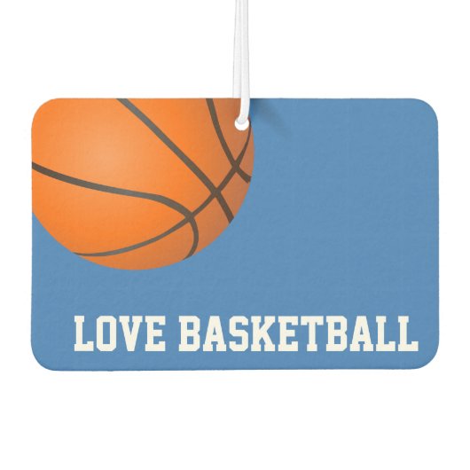 Liebe Basketball Air Freshener Autolufterfrischer (Vorderseite)