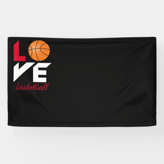 Liebe Basketball Banner (Horizontal)