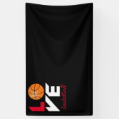 Liebe Basketball Banner (Vertikal)