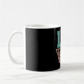 Liebe Basketball | Basketball-Design Kaffeetasse (Links)