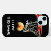 Liebe Basketball Case-Mate iPhone Hülle (Rückseite (Horizontal))