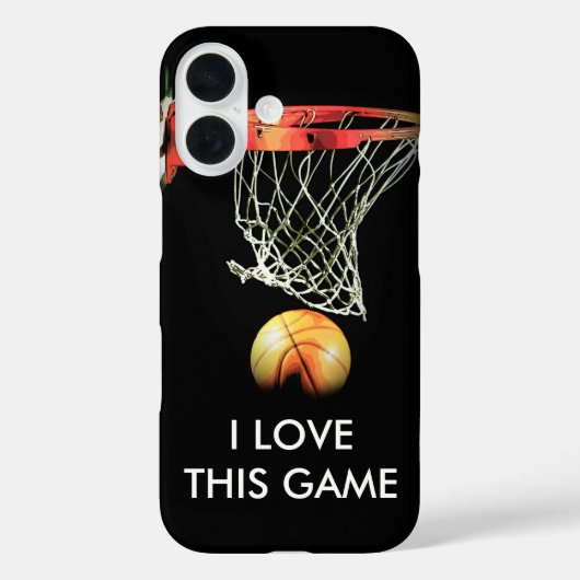 Liebe Basketball Case-Mate iPhone Hülle (Rückseite)