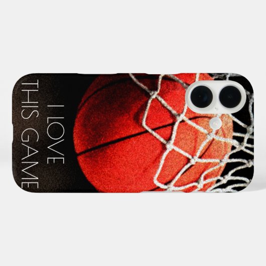 Liebe Basketball Case-Mate iPhone Hülle (Rückseite (Horizontal))