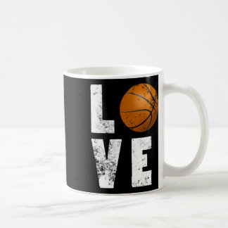 Liebe Basketball Cooles Design für Sportliebhaber Kaffeetasse