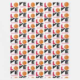 Liebe Basketball Fleecedecke