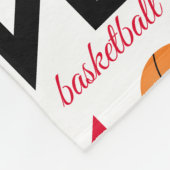 Liebe Basketball Fleecedecke (Ecke)